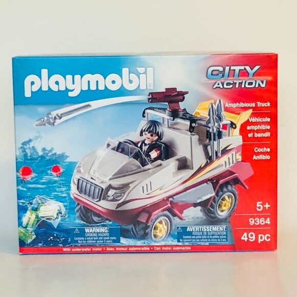 Playmobil City Action Tactical Unit Police Amphibious Truck #9364 New in Box - Picture 11 of 16